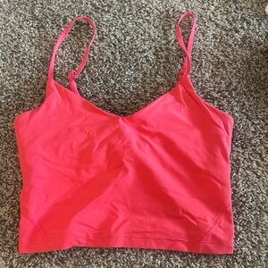 lululemon Align Cropped Cami Tank Top Glaze Pink